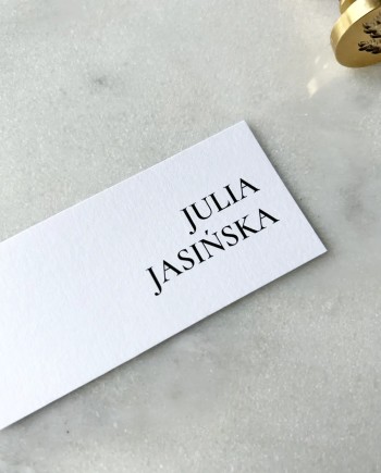 Winietki ślubne na stół Celine - minimalistyczne winietki ślubne