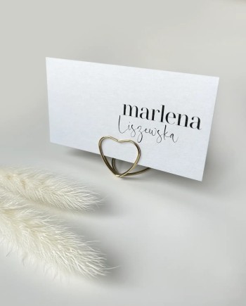 Winietki ślubne na stół Ashy nowoczesne