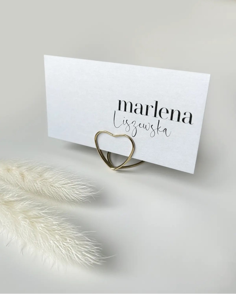 Winietki ślubne na stół Ashy nowoczesne