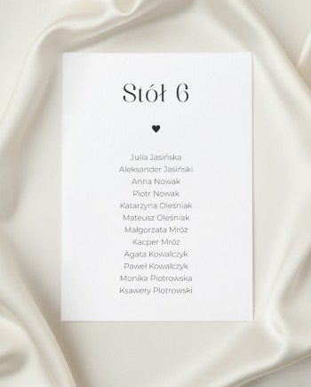 Plany stołów weselnych Alma