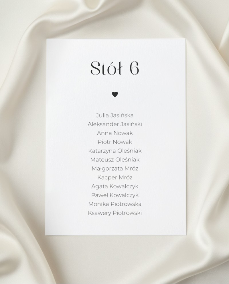 Plany stołów weselnych Alma