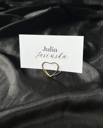 Nowoczesne winietki na stół Charlotte