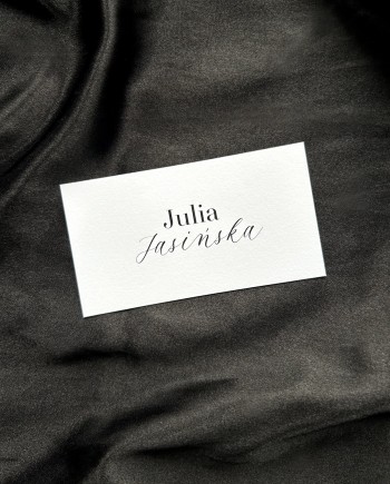 Nowoczesne winietki ślubne Charlotte