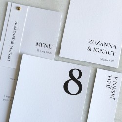 Kolekcja Celine – minimalistyczna papeteria ślubna