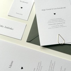 Kolekcja Alma - minimalistyczna i nowoczesna papeteria ślubna