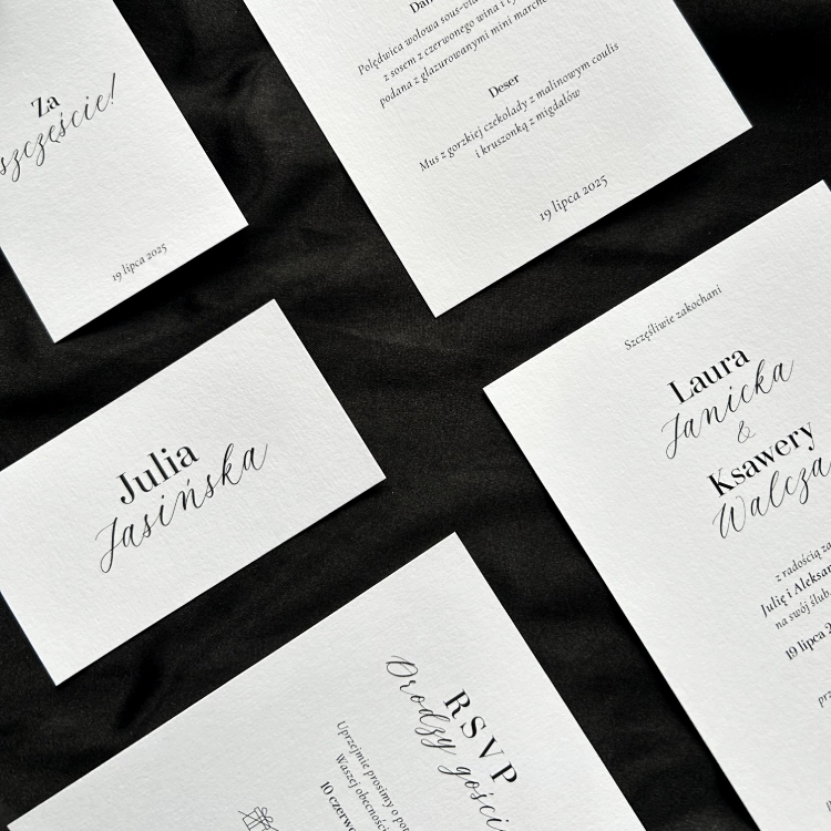 Kolekcja papeterii ślubnej Charlotte